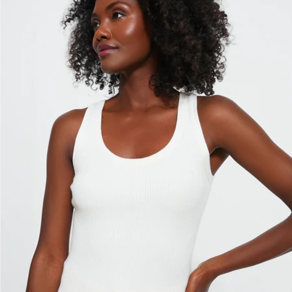 TUCKERNUCK
White Shelby Rib Knit Tank size small